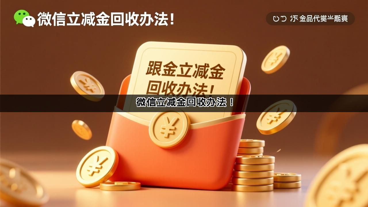 微信立减金回收办法！(图1)