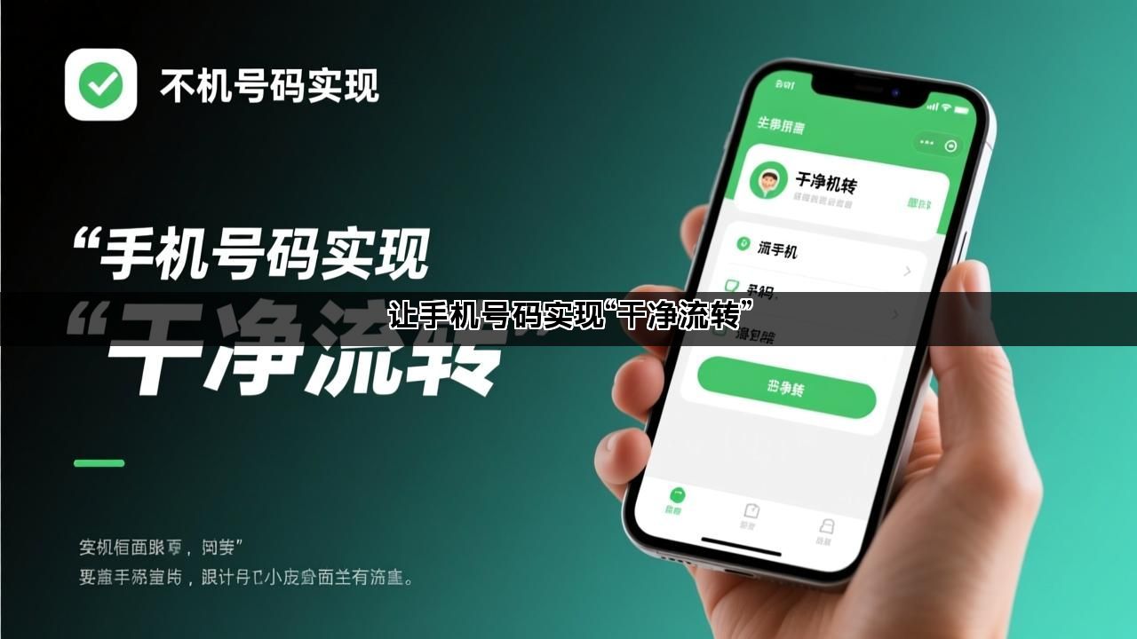 让手机号码实现“干净流转”(图1)