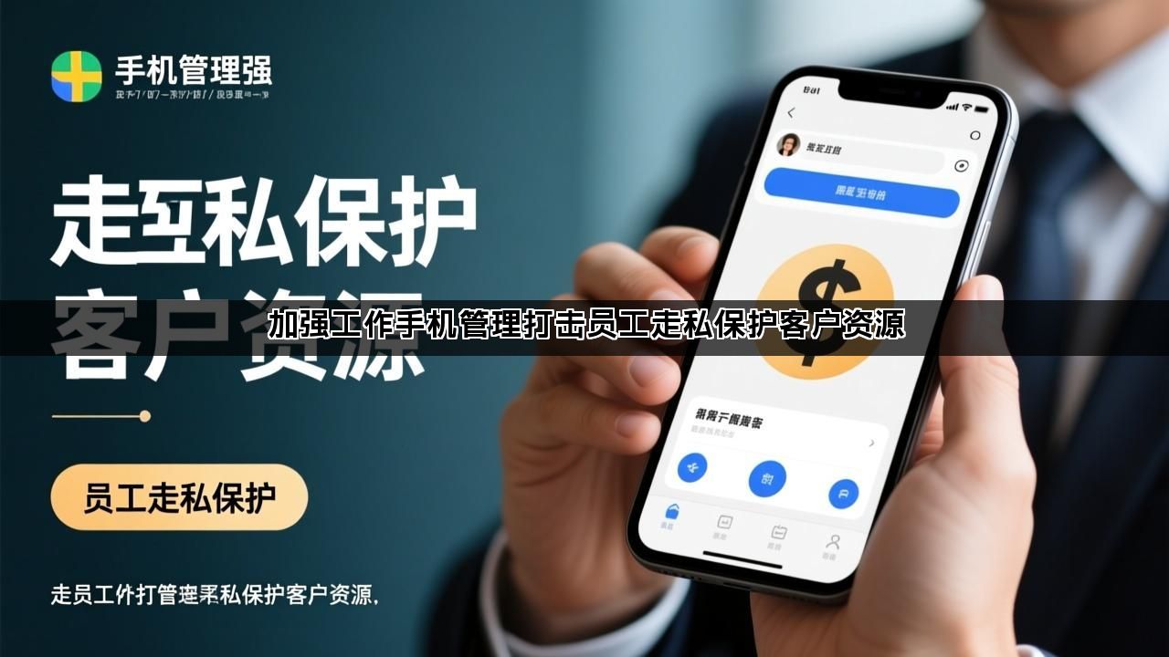 加强工作手机管理打击员工走私保护客户资源(图1)